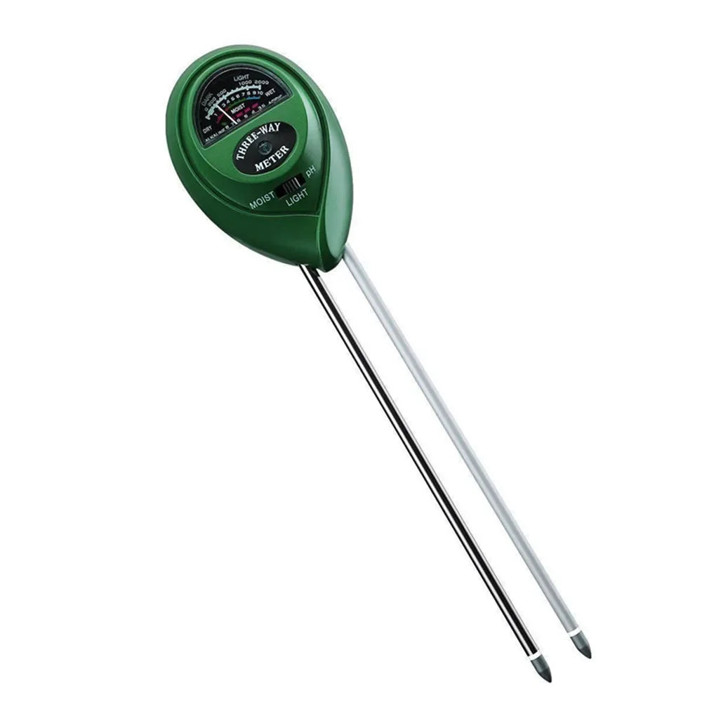 3 in 1 Soil PH Meter Sunlight PH Tester Garden Flowers Soil Moisture