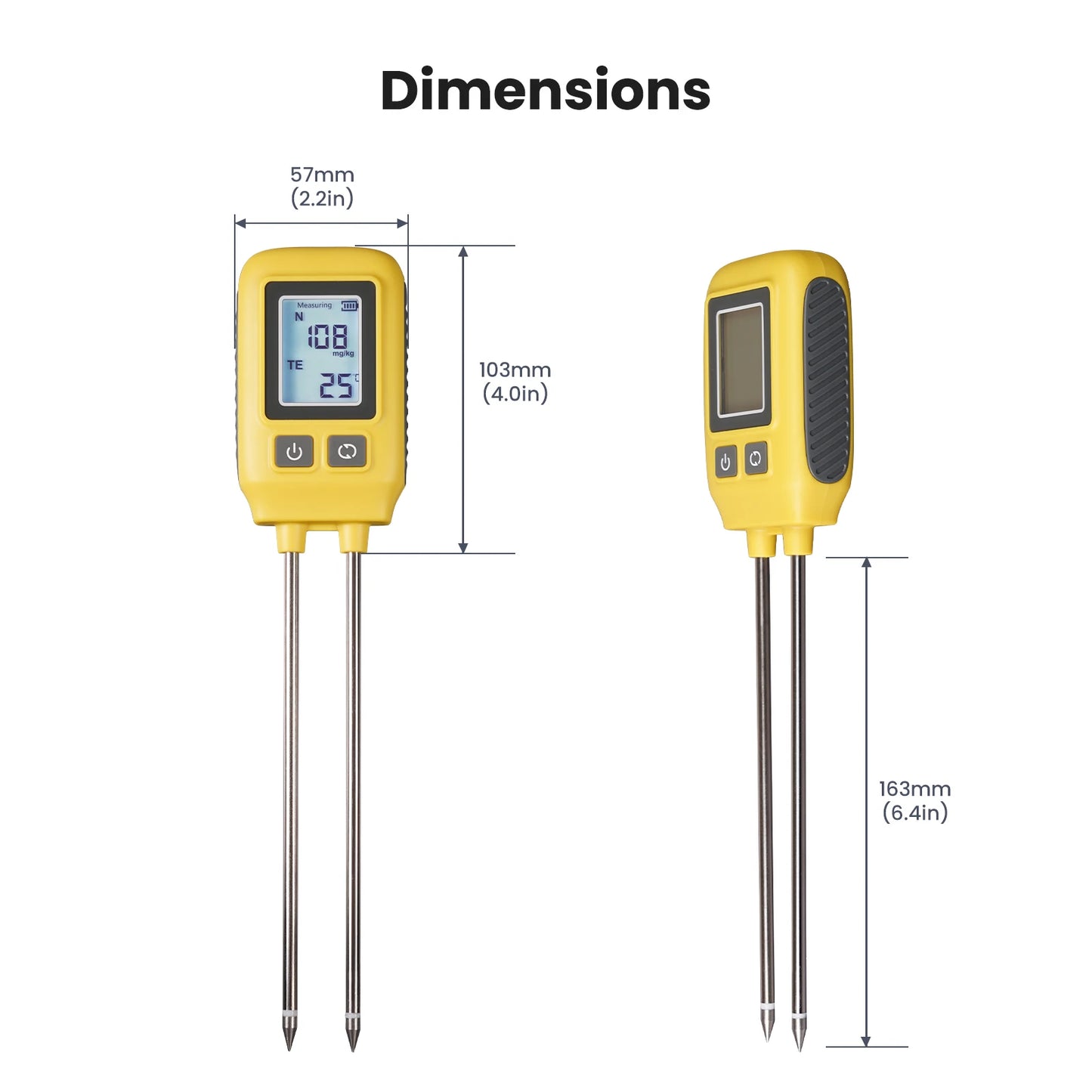 MOES Soil NPK Temperature Sensor Nitrogen Phosphorus Potassium